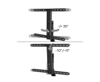 Hama Stojak do TV 65" MAX 40KG obrotowy regulowana wysokość - 1516983 - zdjęcie 5